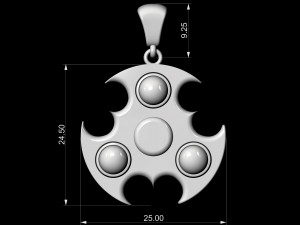 spinner pendant 3D प्रिंट मॉडल
