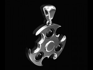 spinner pendant 3D प्रिंट मॉडल