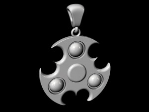 spinner pendant 3D प्रिंट मॉडल