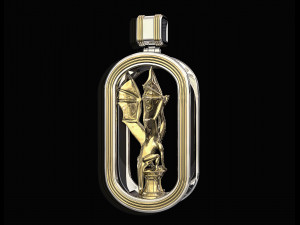dragon statue pendant 3D Print Model