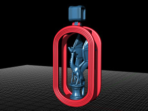 dragon statue pendant 3D Print Model