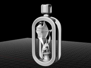 dragon statue pendant 3D Print Model