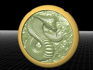 cobra pendant 3D Print Model