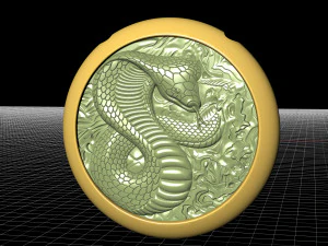 cobra pendant 3D Print Model