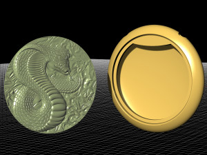cobra pendant 3D Print Model