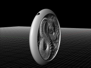 cobra pendant 3D Print Model