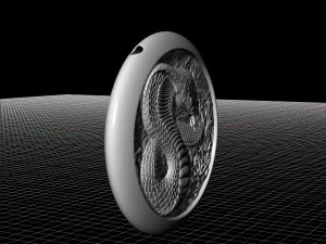 cobra pendant 3D Print Model