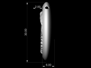 cobra pendant 3D Print Model
