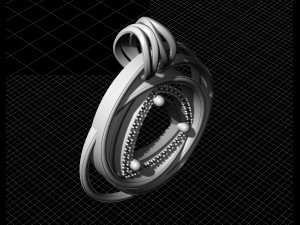 entangled celtic pendant Modello di stampa 3D