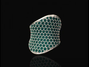 wave ring 3D Print Model