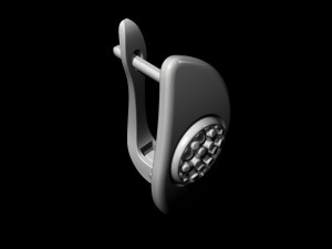 micro inspiring earrings 3D Print Model