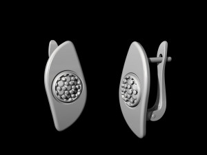micro inspiring earrings 3D Print Model