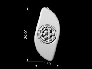 micro inspiring earrings 3D Print Model