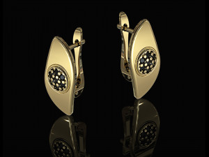 micro inspiring earrings Modelo de impresión 3D