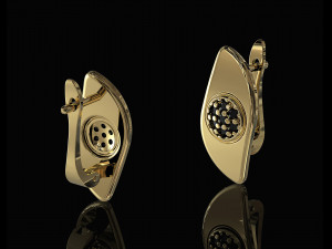 micro inspiring earrings 3D Print Model