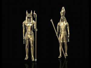 horus and anubis pendant 3D प्रिंट मॉडल