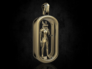 horus and anubis pendant 3D प्रिंट मॉडल