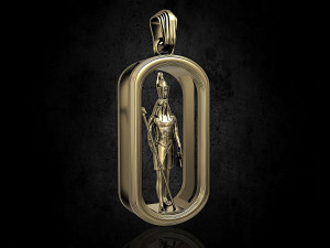 horus and anubis pendant 3D प्रिंट मॉडल
