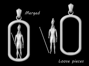 horus and anubis pendant 3D प्रिंट मॉडल