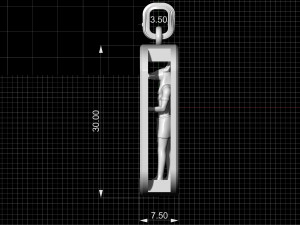 horus and anubis pendant 3D प्रिंट मॉडल