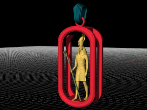 horus and anubis pendant 3D प्रिंट मॉडल