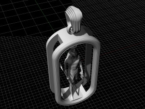 horus and anubis pendant 3D प्रिंट मॉडल
