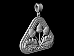 closed lotus pendant 3D Print Model
