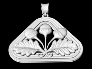 closed lotus pendant 3D Print Model