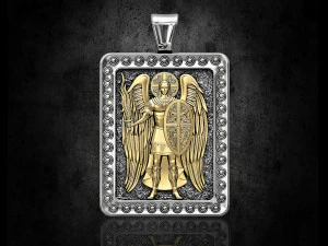 кулон ангел-воїн 3D Принт Модель