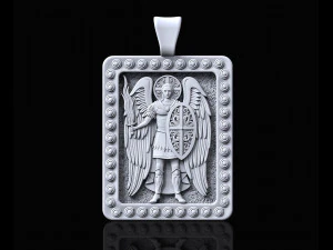 warrior angel pendant 3D Print Model