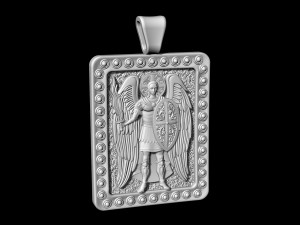 warrior angel pendant 3D Print Model
