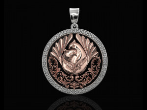 the loving doves pendant 3D Print Model