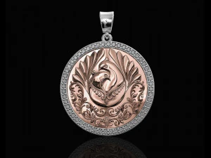 the loving doves pendant 3D Print Model