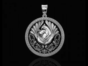 the loving doves pendant 3D Print Model