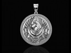 the loving doves pendant 3Dプリントモデル
