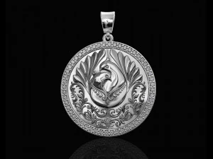 the loving doves pendant 3D Print Model