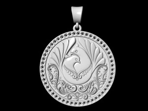 the loving doves pendant 3D Print Model