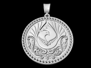 the loving doves pendant 3D Print Model