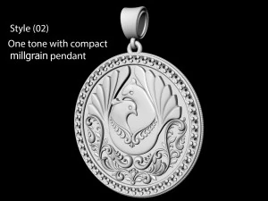 the loving doves pendant 3D Print Model