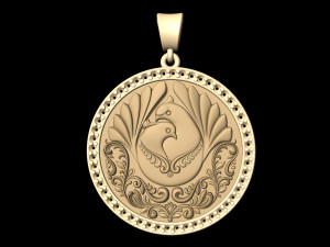 the loving doves pendant 3Dプリントモデル