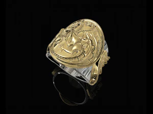 Таргарієн кільце гра престолів 3D Принт Модель