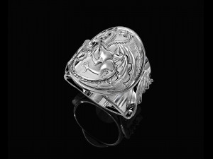 targaryen ring-game of thrones 3D Druckmodell