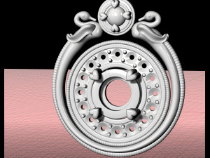 swan earrings with gems 3D Принт Модель