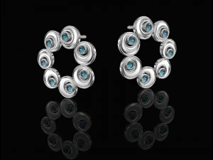 круглі сережки Ayes 3D Принт Модель