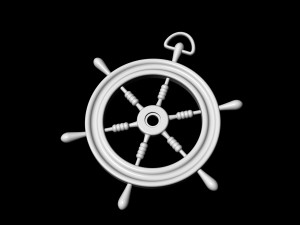 ship wheel pendant Modèles 3D en vedette