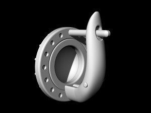 textured half ball earrings Modelo de impresión 3D