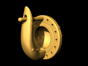 textured half ball earrings Modelo de impresión 3D