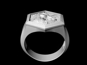 unicorn ring 3D Print Model