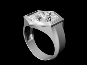 unicorn ring 3D Print Model