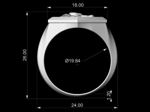 unicorn ring 3D Принт Модель
